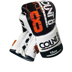 COUNT8 Contender Count 8 競賽帶皮手套 CE-8001, 黑色的