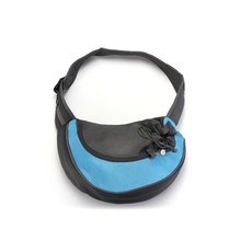 YOU&ME 寵物網眼斜背包, 天空藍