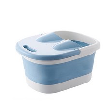 오픈커버 배색 족욕기 블루 RD_646, 1개
