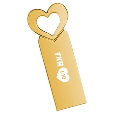 TKR USB 隨身碟 2.0 金色 L10-032G, 32GB, 1個