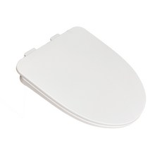 Thyone P&C靜音阻尼硬質馬桶蓋 上部固定式裙型馬桶 馬桶蓋 特大D型, 白色