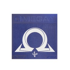 XIOM Omega 7桌球膠皮 厚度2.0, 黑色的