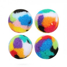 PET MORNING 多色絨球貓玩具, 隨機發貨, 16個