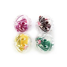 PET MORNING 塑料球和老鼠貓玩具 2p 套組, 隨機發貨, 3套
