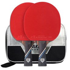 ATD 桌球拍 2入+收納袋, AK6 Carbon