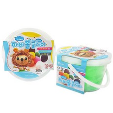 토단교재 하비볼 칼라 클레이 2p, 형광연두, 300g