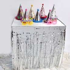 PARTYSHOW 大手術台簾, 銀, 4個