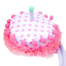PARTYSHOW 圓形蛋糕帽, 粉色的, 1個