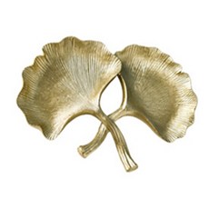TCR金色銀杏葉盤子, 單色, 1個