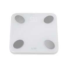 리릿 스마트 APP 연동 체중계, 혼합색상, 1개