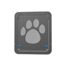 寵物門 L號, 黑色的, 1個