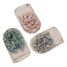 THE ZAKKA 花朵擦手巾3件組, 隨機顏色, 1套