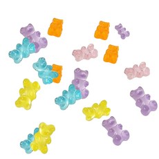 Sweet Slime 史萊姆材料 Haribo 零件配料 p116, 200個, 混合色