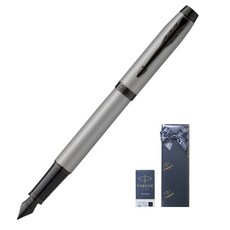 PARKER IM Acromatic PVD圓珠筆 霧面灰+補充芯, F, 霧面灰色