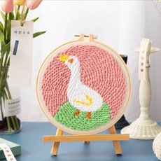 五味熊衝針DIY刺繡套組, 16 一隻鴨子