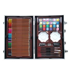 靈氣智慧家居生活4層美術工具藍色套組, 藍色