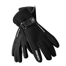 ROCKBROS Bike 摩托車滑雪板冬季防水防寒手套 S074BK