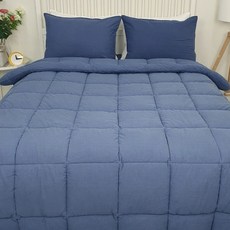 60支棉素色柔軟薄被, 海軍藍