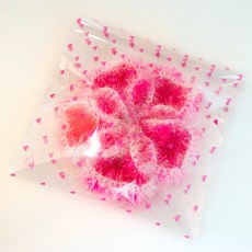 Knit Box 針織愛心菜瓜布包裝袋 200入, 1個