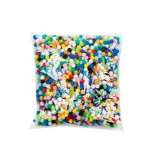 쥬크박스 대용량 폼폼이 1cm, 혼합, 1개