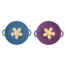 花造型手柄矽膠鍋蓋 隨機出貨