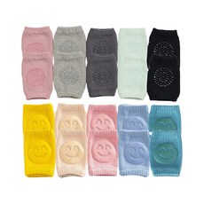 JOY MULTI 孩童用微笑星星防滑護膝 10雙, 混色, 1組