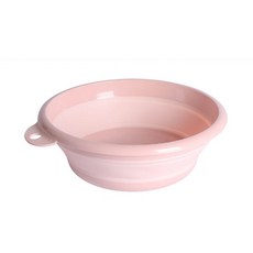 마녀의생활 접이식 세면대야 양동이 대, 1개, 핑크