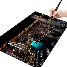 Scratch Story View DIY夜景刮畫書, 杜拜