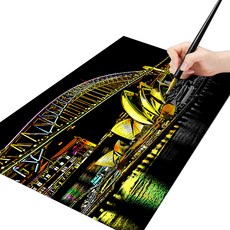 스크래치스토리뷰 DIY 페이퍼북 야경, 시드니, 1개