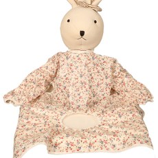 지니랑 식탁일체형 이유식 방수 턱받이 식판 긴팔형, 스윗로즈, 1개, 1매