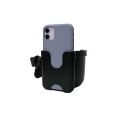 2合1嬰兒推車杯架, 混色, 1入