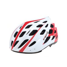 MUTE 自行車安全帽 PRO-A2, 白色 紅色