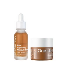 One-day's you 毛孔緊緻安瓶精華 20ml+毛孔緊緻霜 50ml, 1組