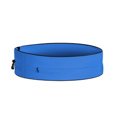 I Love Fit 運動口袋隱形腰包, 藍色