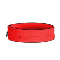 I Love Fit 運動口袋隱形腰包, 紅色