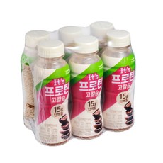 풀무원 잇츠 프로틴 앤 고칼슘 디카페인라떼, 260ml, 6개