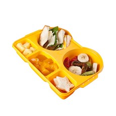 兒童玉米午餐盤, 黃色, 餐盤