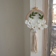 YVONNEMORGUN 梔子花透明紫色相框DIY套件, 1套, 混色