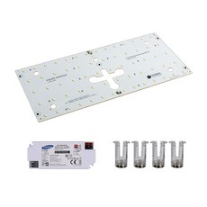 三星 LED 06 方形燈 25W 400 x 175 毫米 S6 板 + 三星 KS 鎮流器組, 黃光色, 1套