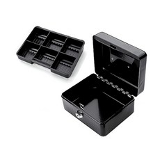 열쇠형 미니 철제 금고 C-150(K), 블랙