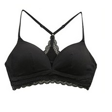 elife 女童莫代爾時尚X型美背蕾絲學生內衣