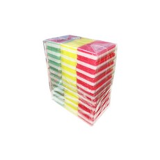 삼정크린마스터 3층 컬러 스펀지 수세미, 10개, 3개입