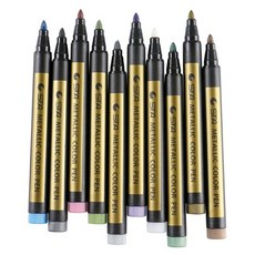 MAD STAMP 封蠟水性彩色記號筆 10 支裝, 10種