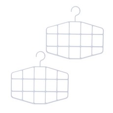 JCP 白色多格衣架 L, 單一顏色, 2個