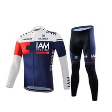 COLUMBUS 男士 I.M 長袖 + 下裝騎行隊服套裝