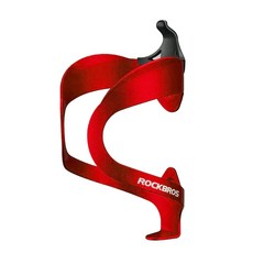 ROCKBROS 輕型鋁製自行車專用水壺架, 紅色, 1入