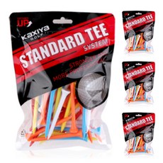 KaXIYa GOLF 彩色塑膠高爾夫球釘 200入, 1套, 顏色隨機