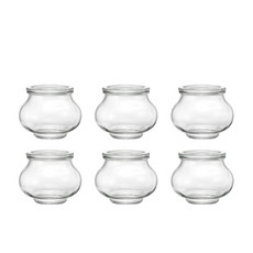 WECK 裝飾玻璃儲存瓶 NO.901, 500毫升, 6入