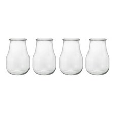 WECK 鬱金香玻璃收納瓶 NO.738, 4入, 1750毫升