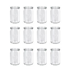 WECK 迷你圓筒型玻璃保存瓶 WE789, 145毫升, 12入